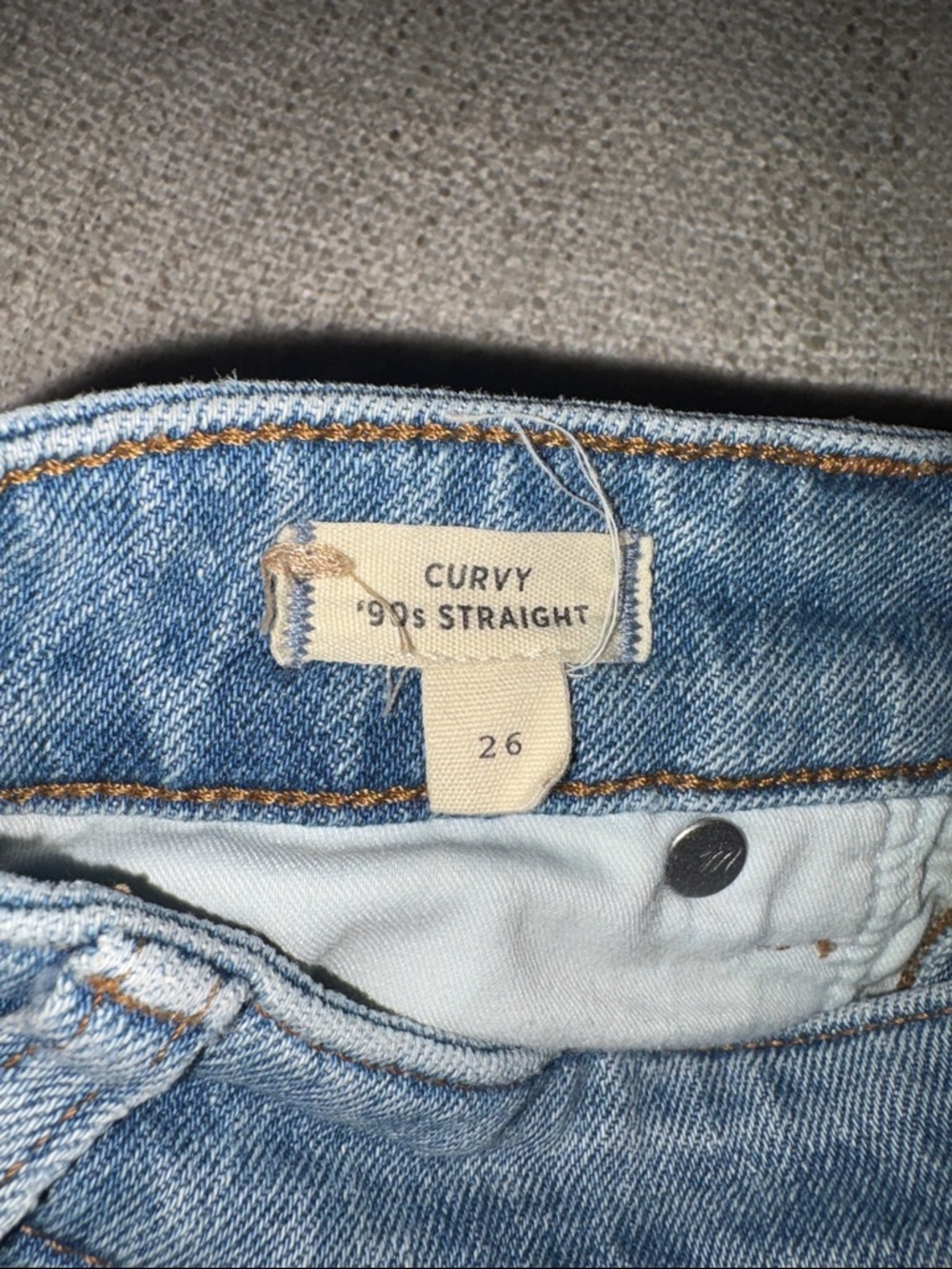 Madewell 90s Curvy Straight size 26 - Picture 5 of 8